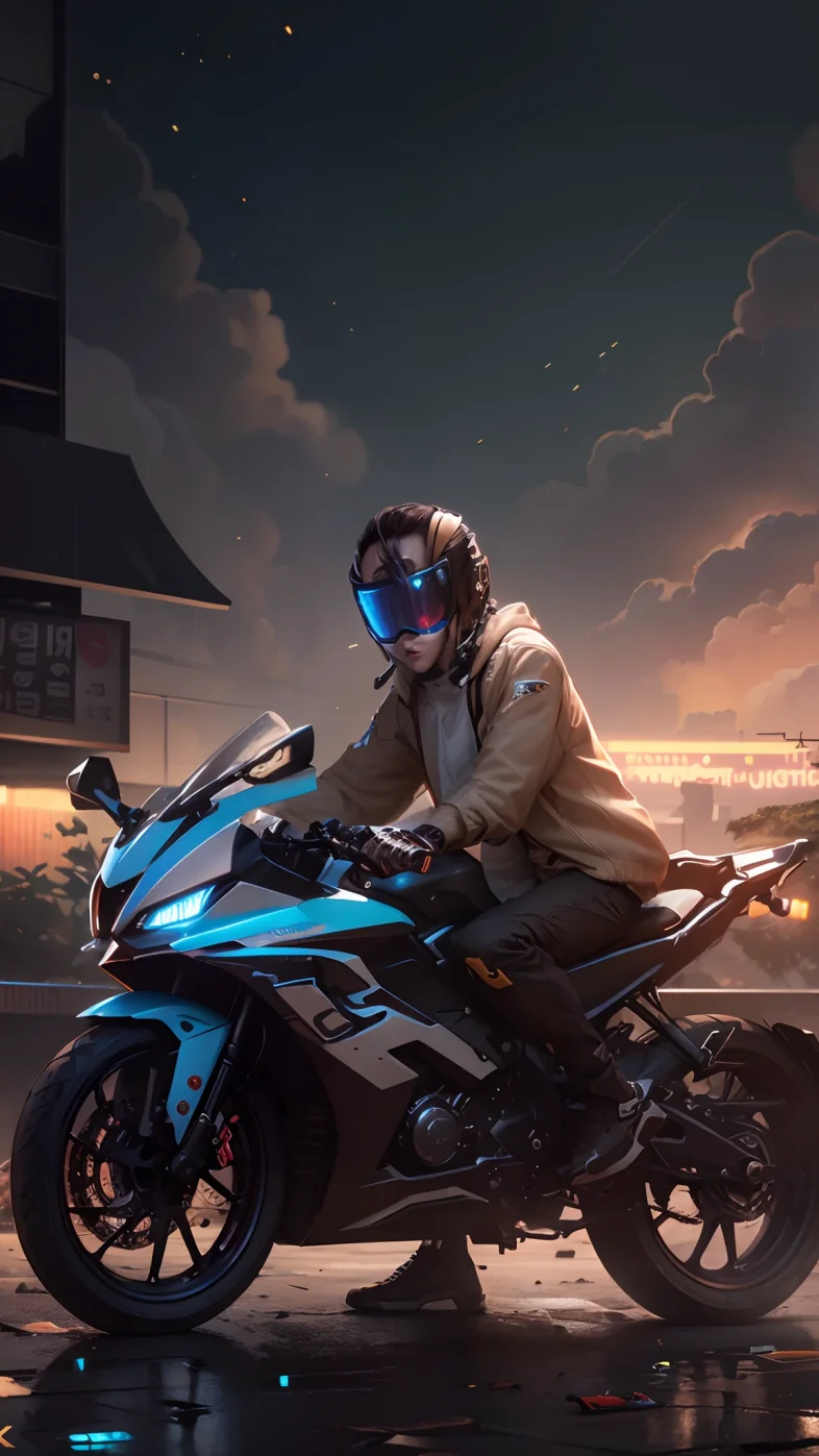 biker boy wallpaper