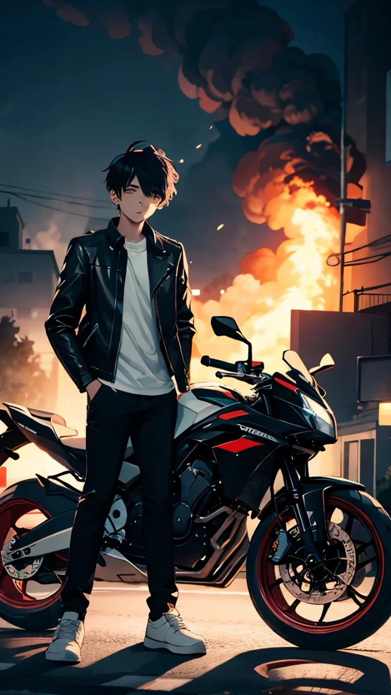 biker boy wallpaper
