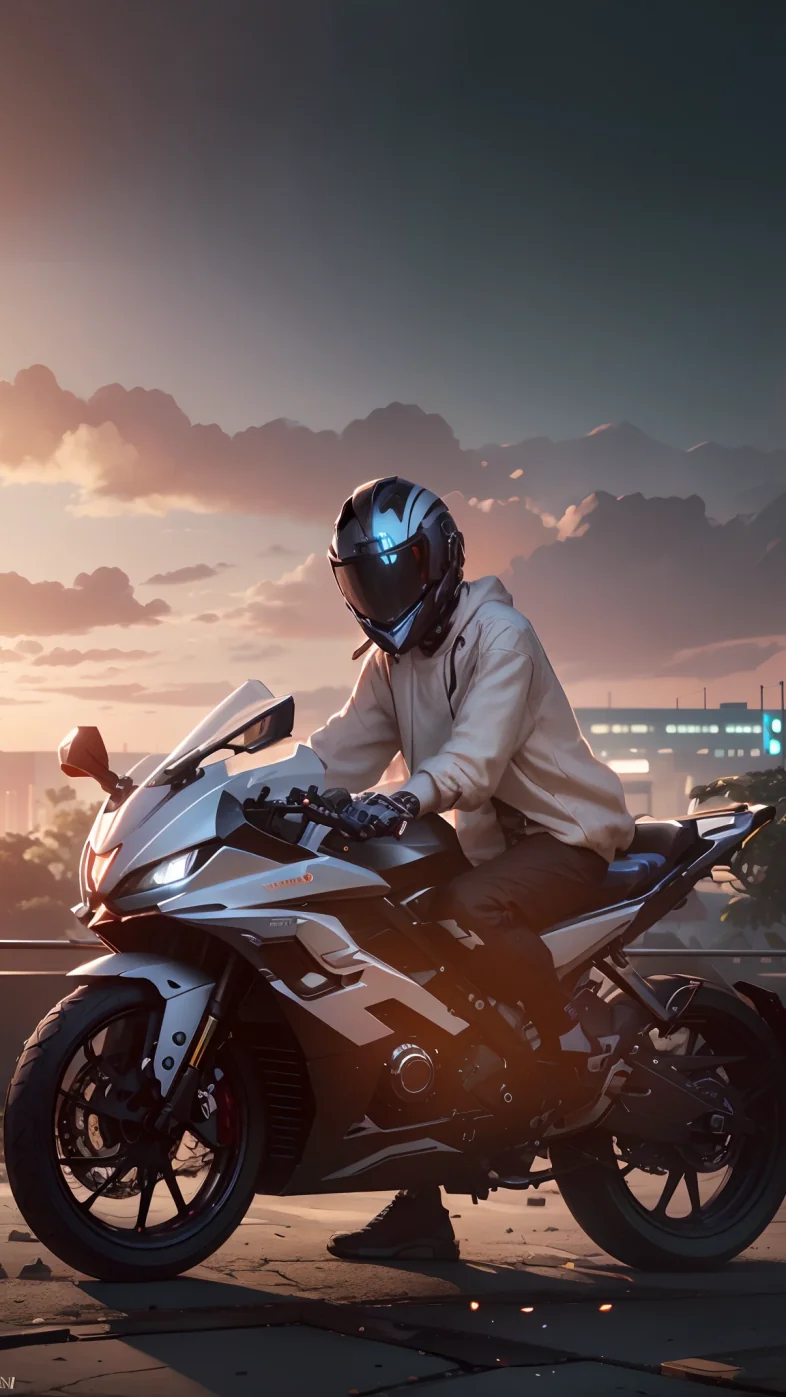 biker boy wallpaper
