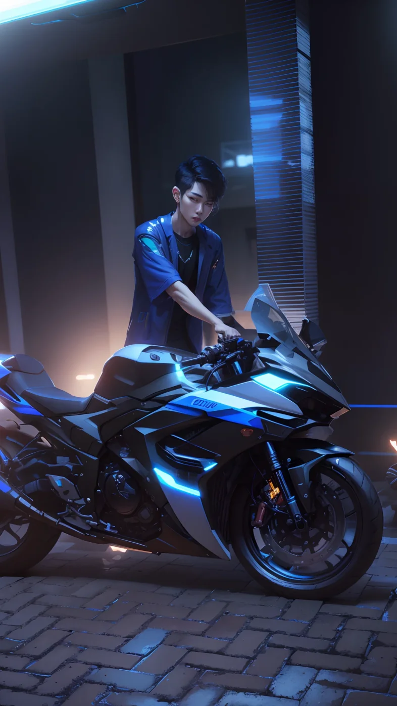 biker boy wallpaper