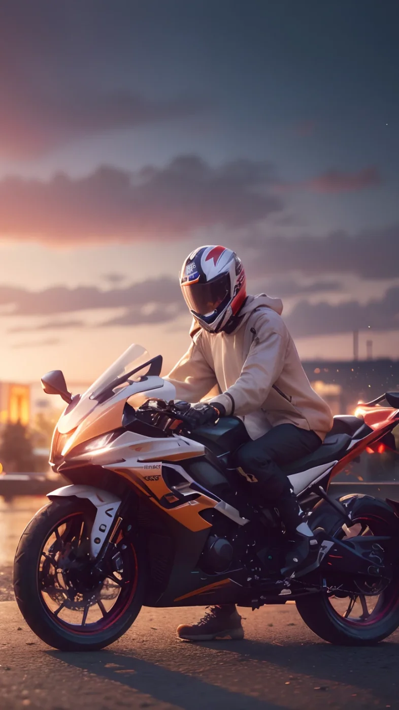 biker boy wallpaper