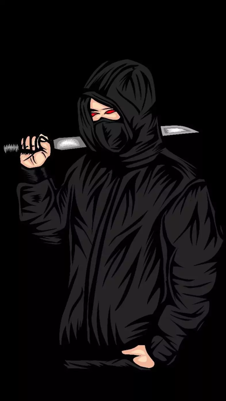 black wallpaper