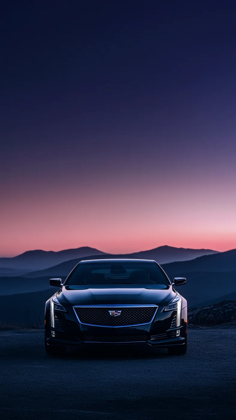 black Cadillac car wallpaper