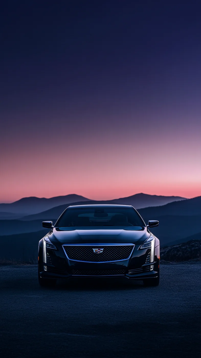 black Cadillac car wallpaper