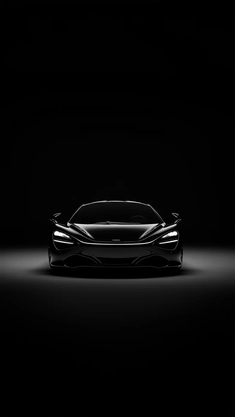  black McLaren 720s car wallpaper