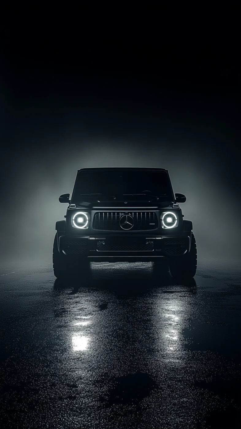 black Mercedes G63 car wallpaper