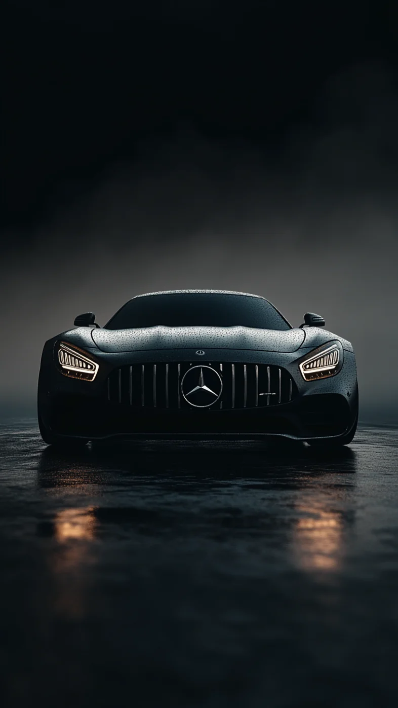 black Mercedes car wallpaper