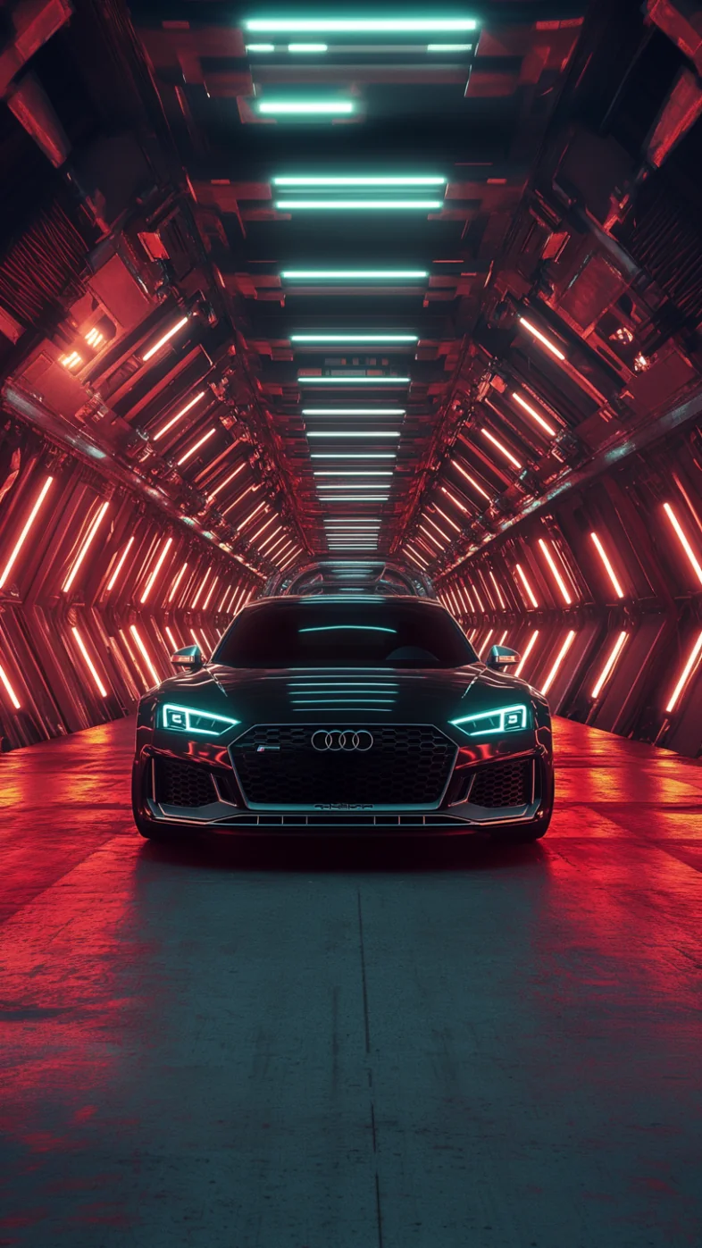 black audi car wallpaper