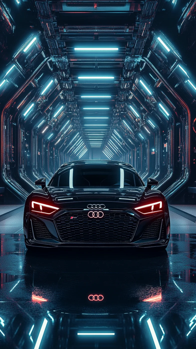 black audi car wallpaper