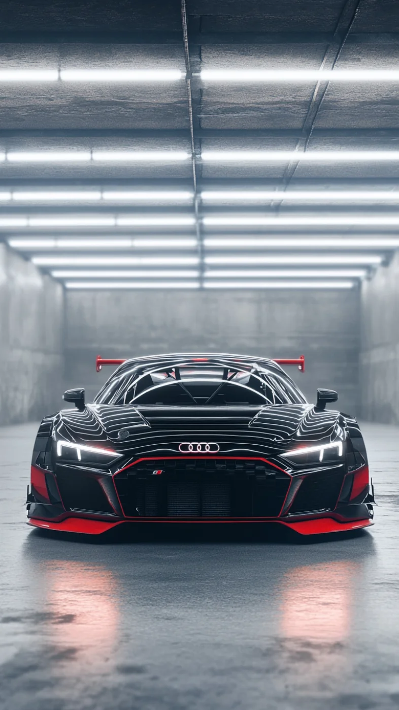 black audi r8 car wallpaper