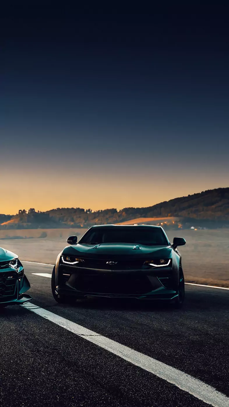 black camaro car wallpaper