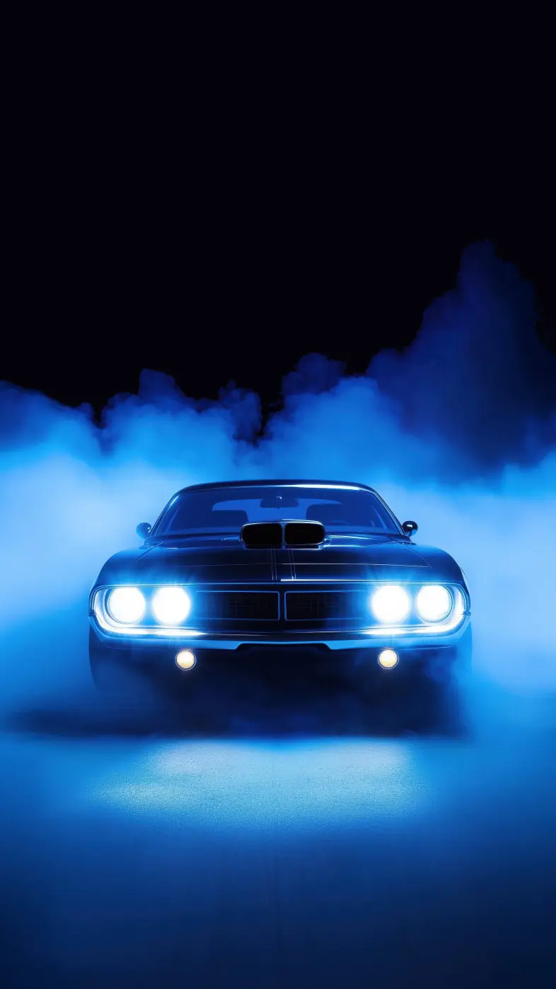 black challenger car wallpaper