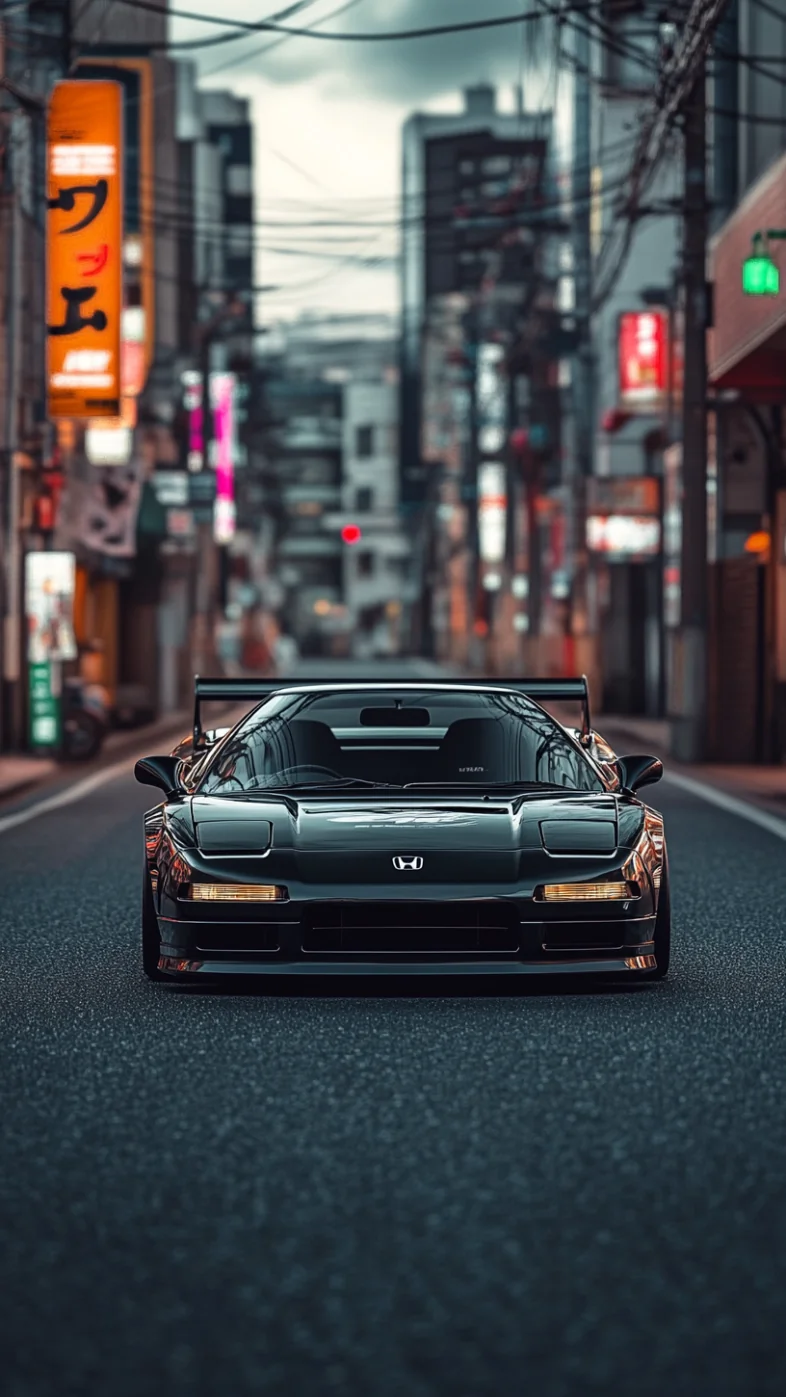 black honda nsx car wallpaper