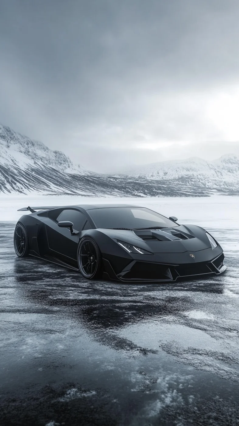 black lamborghini car wallpaper
