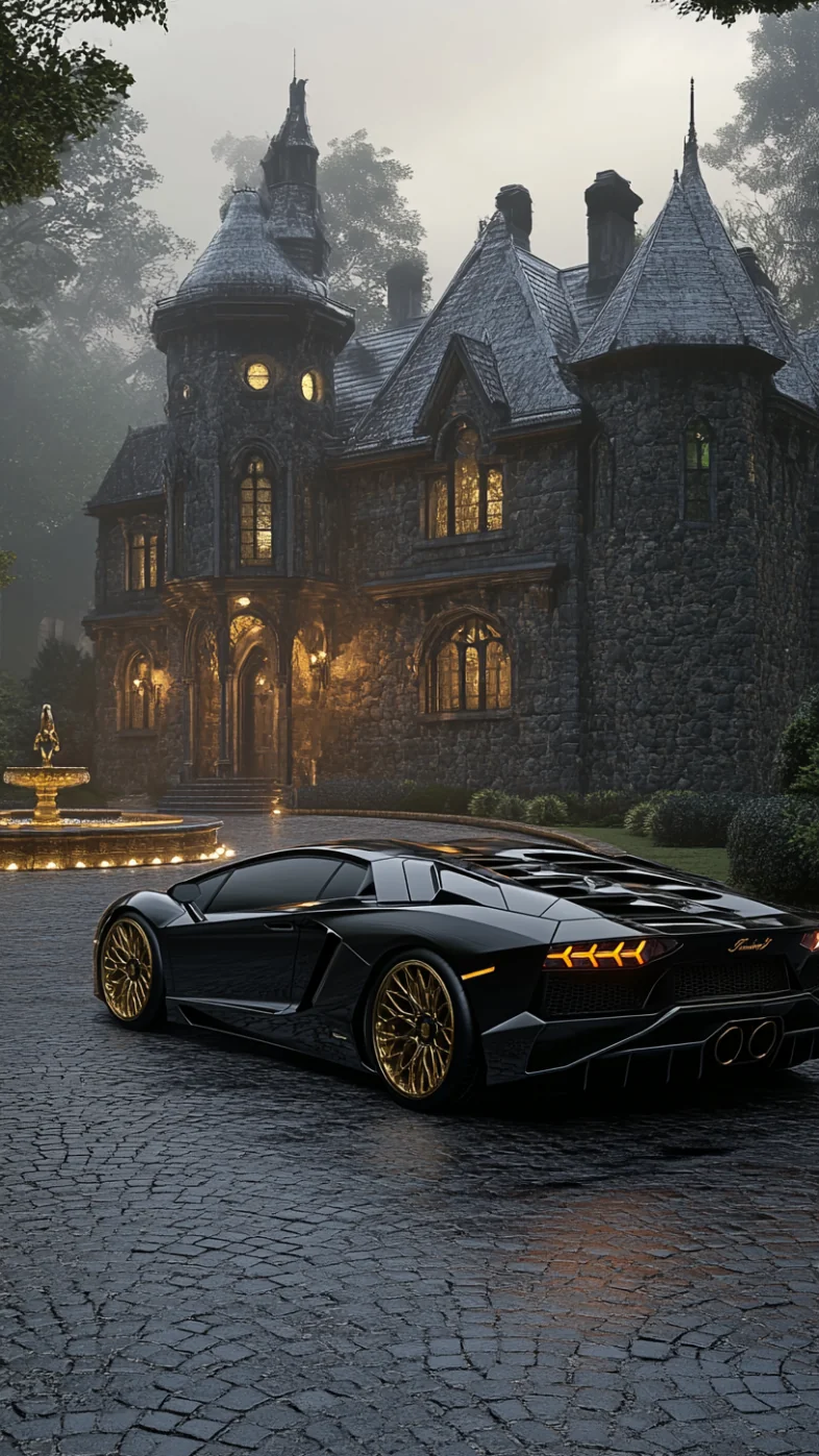 black lamborghini car wallpaper