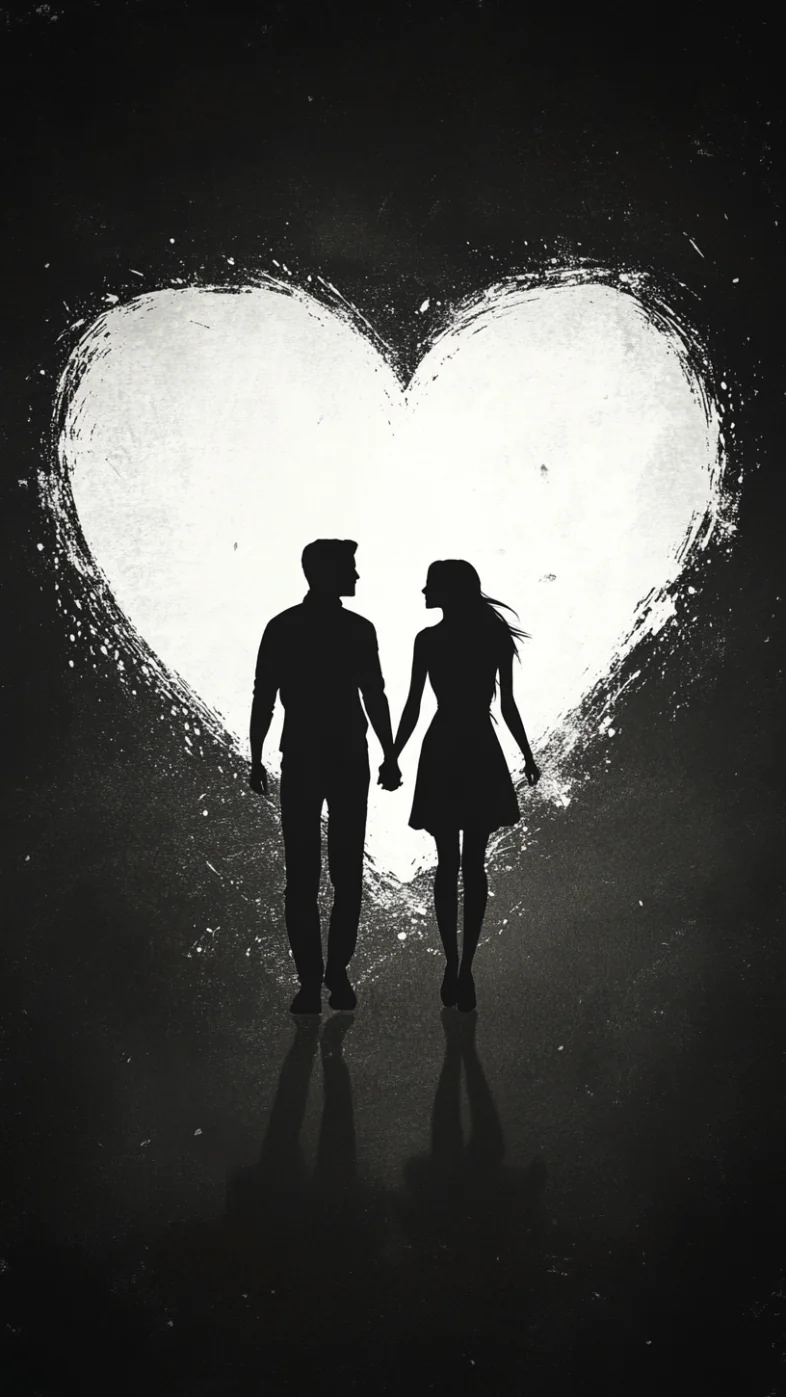 black love couple wallpaper