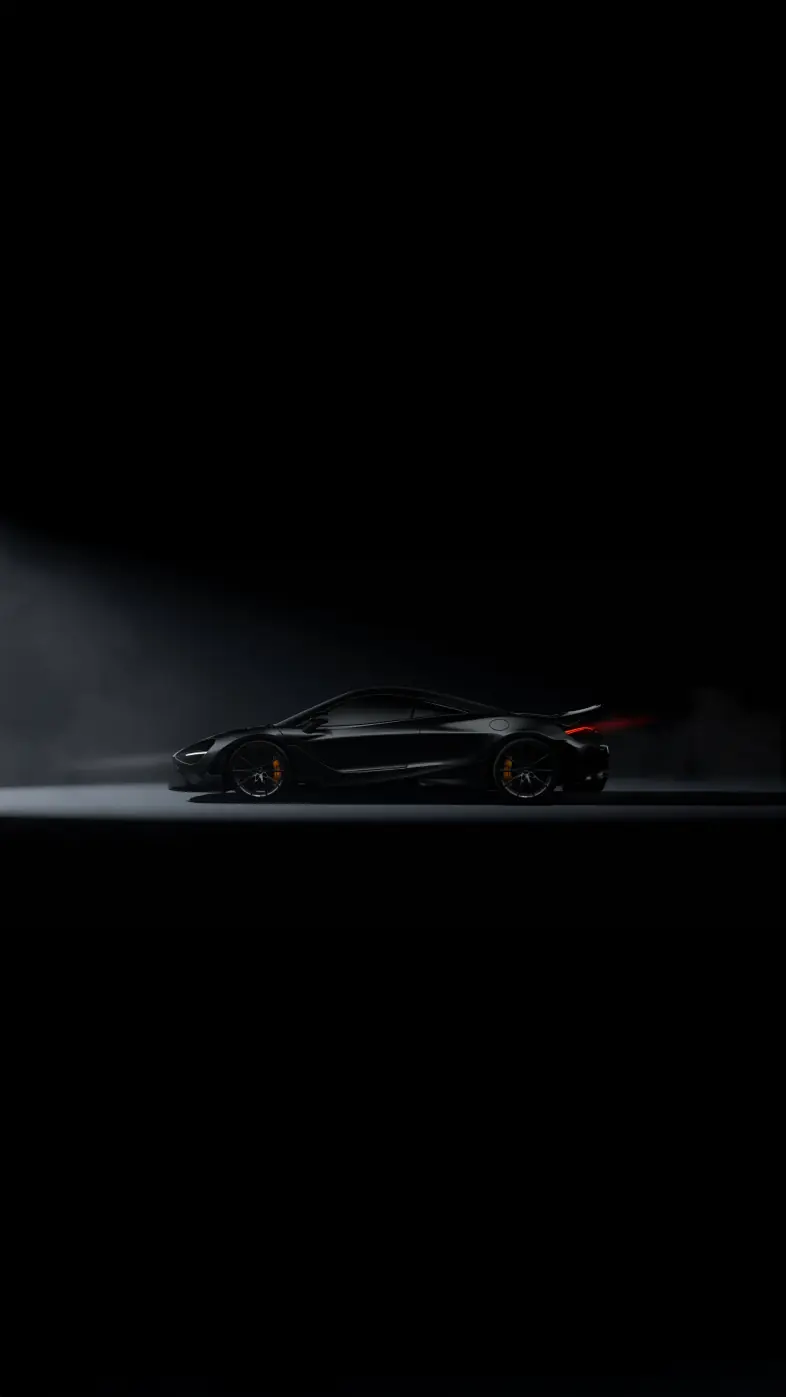 black mclaren 765lt wallpaper