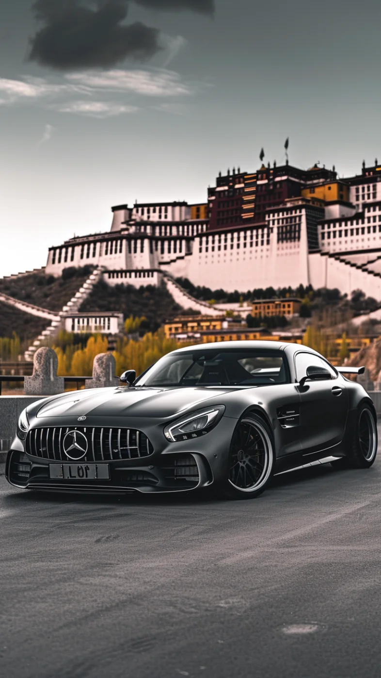 black mercedes benz amg wallpaper