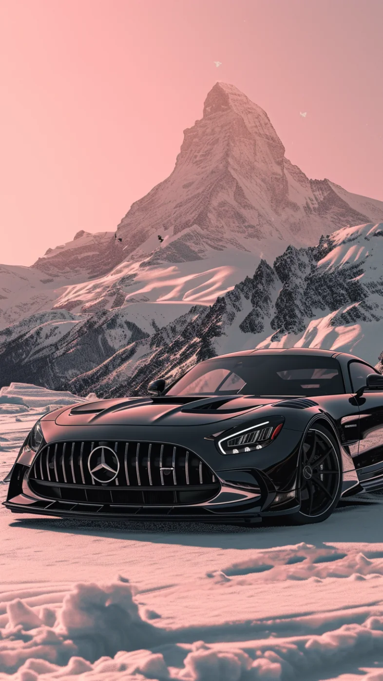 black mercedes benz amg wallpaper