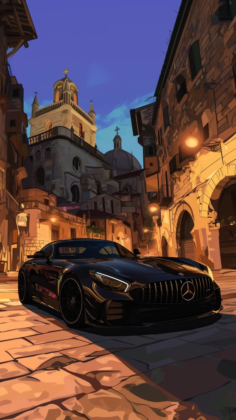 black mercedes benz amg wallpaper