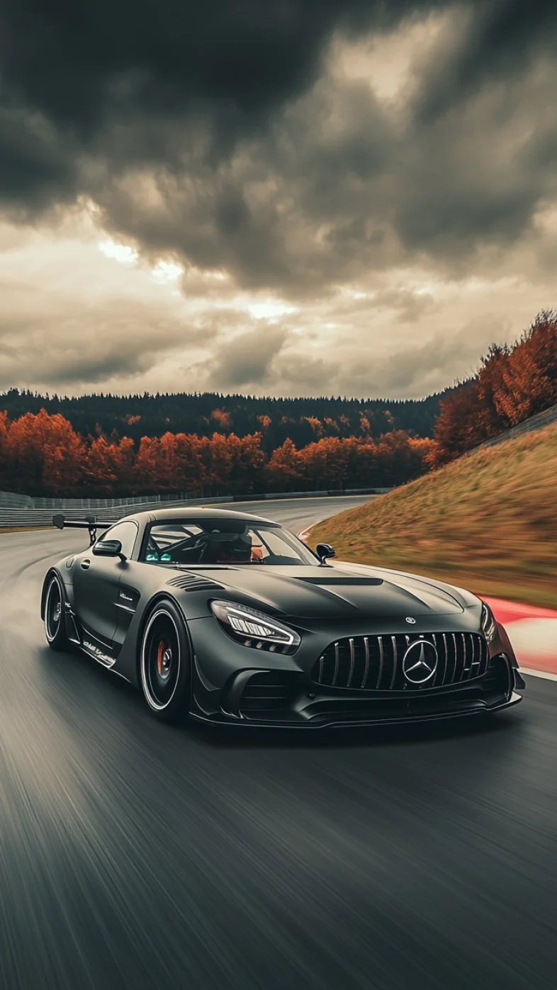 black mercedes benz amg wallpaper