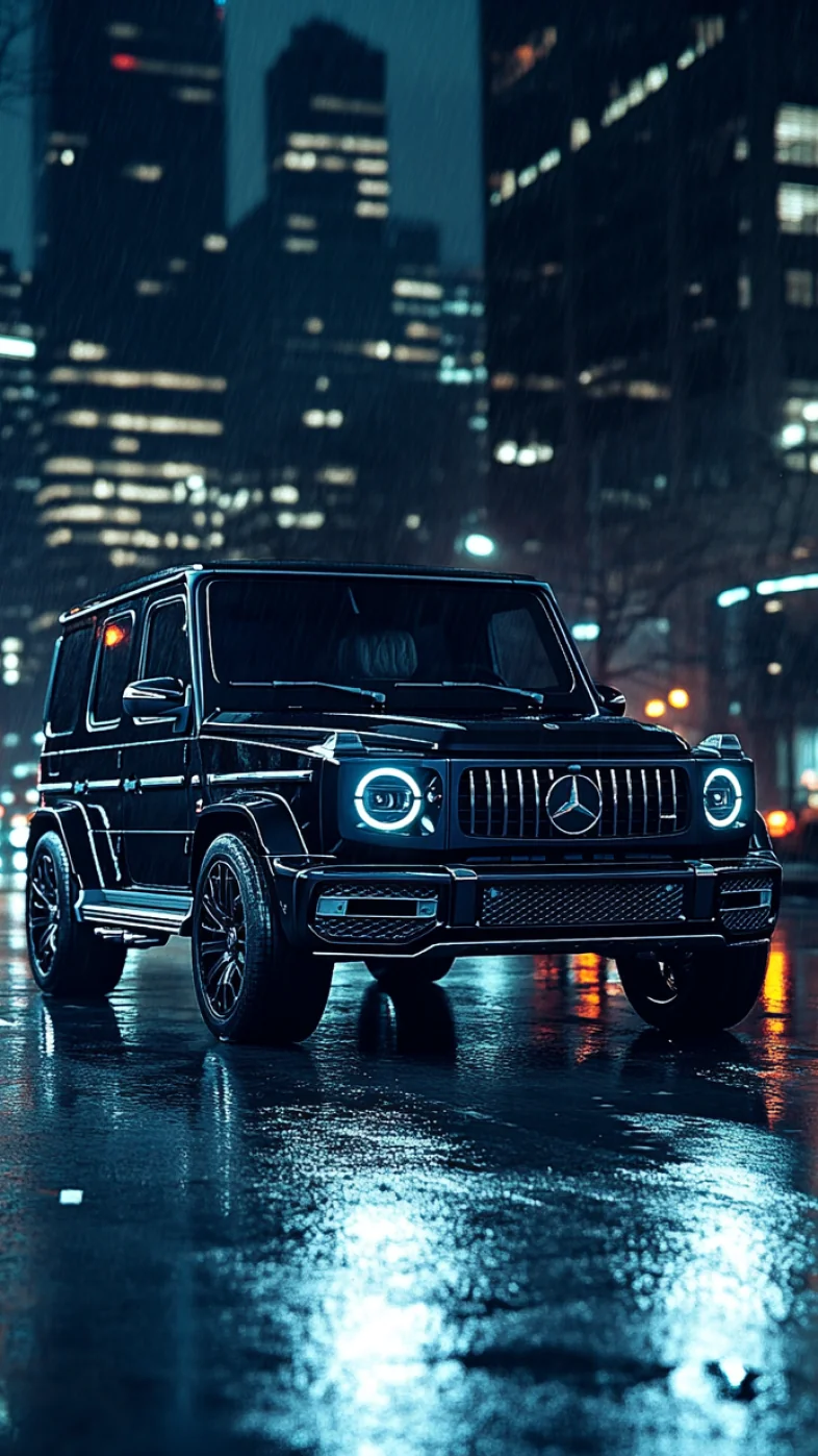 black mercedes benz amg car wallpaper