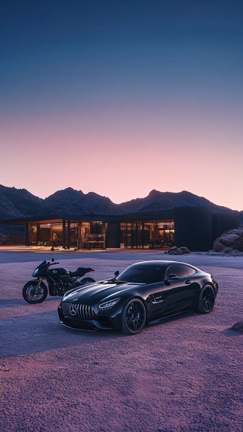 black mercedes benz car wallpaper