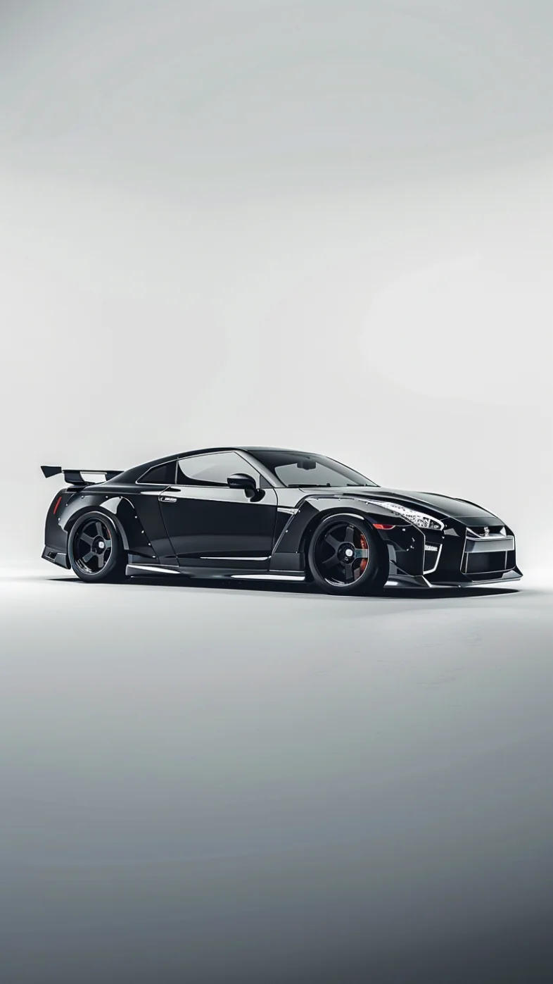 black nissan gtr r35 wallpaper