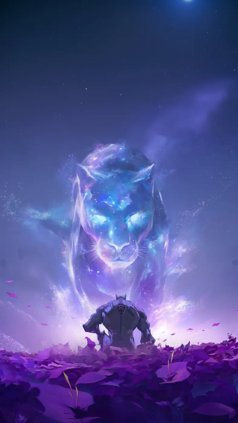 black panther in marvel wallpaper