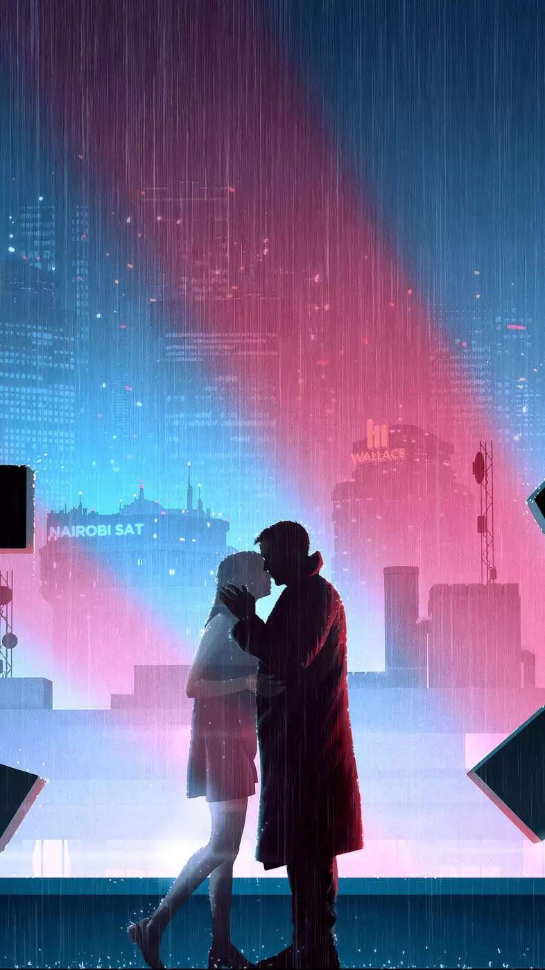 blade runner love story wallpaper