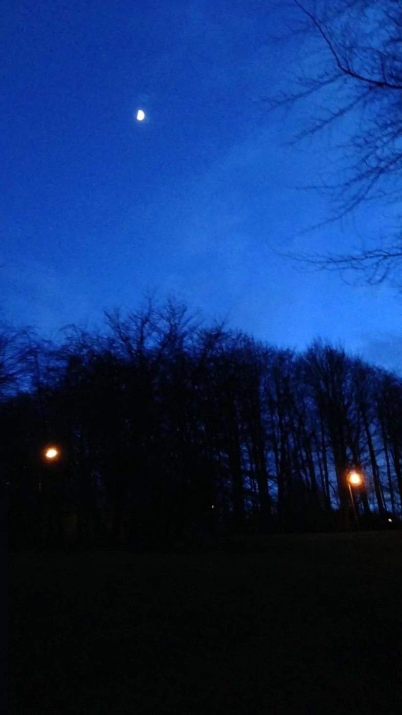 blue aesthetic night sky wallpaper