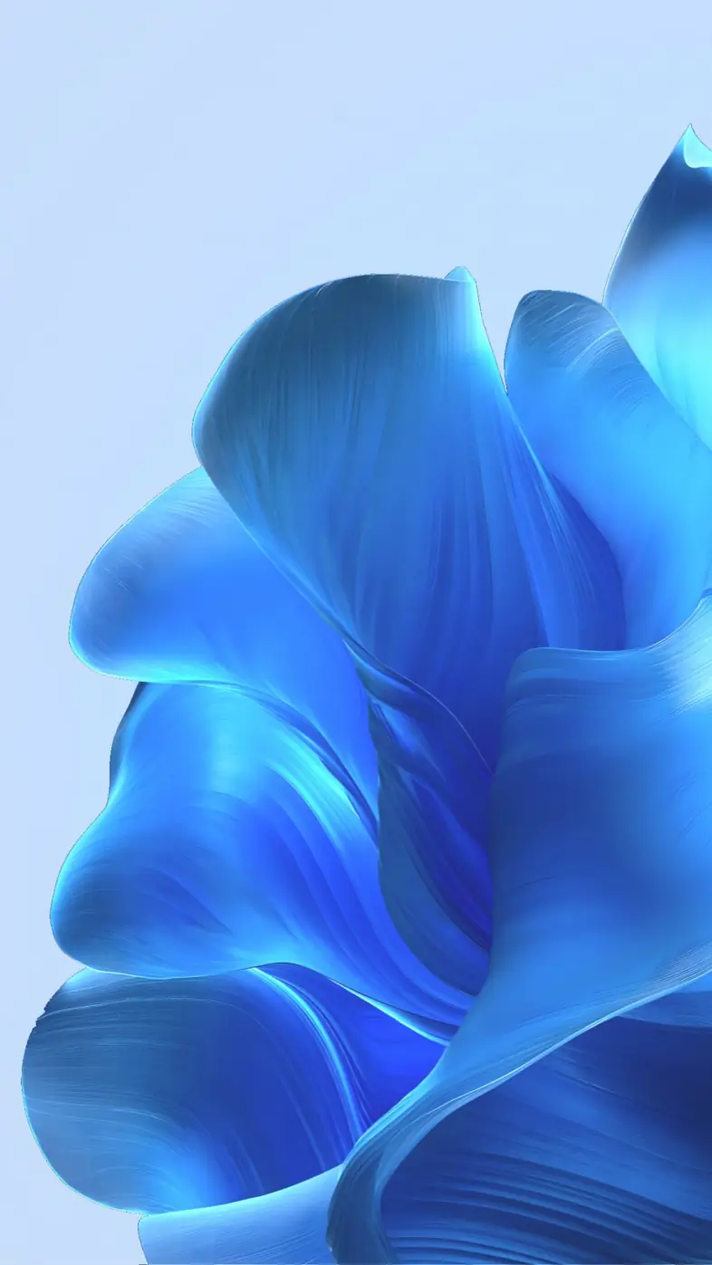 blue background abstract flower wallpaper