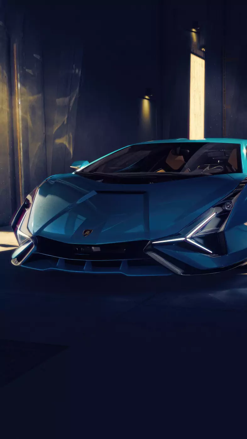 blue lamborghini car wallpaper