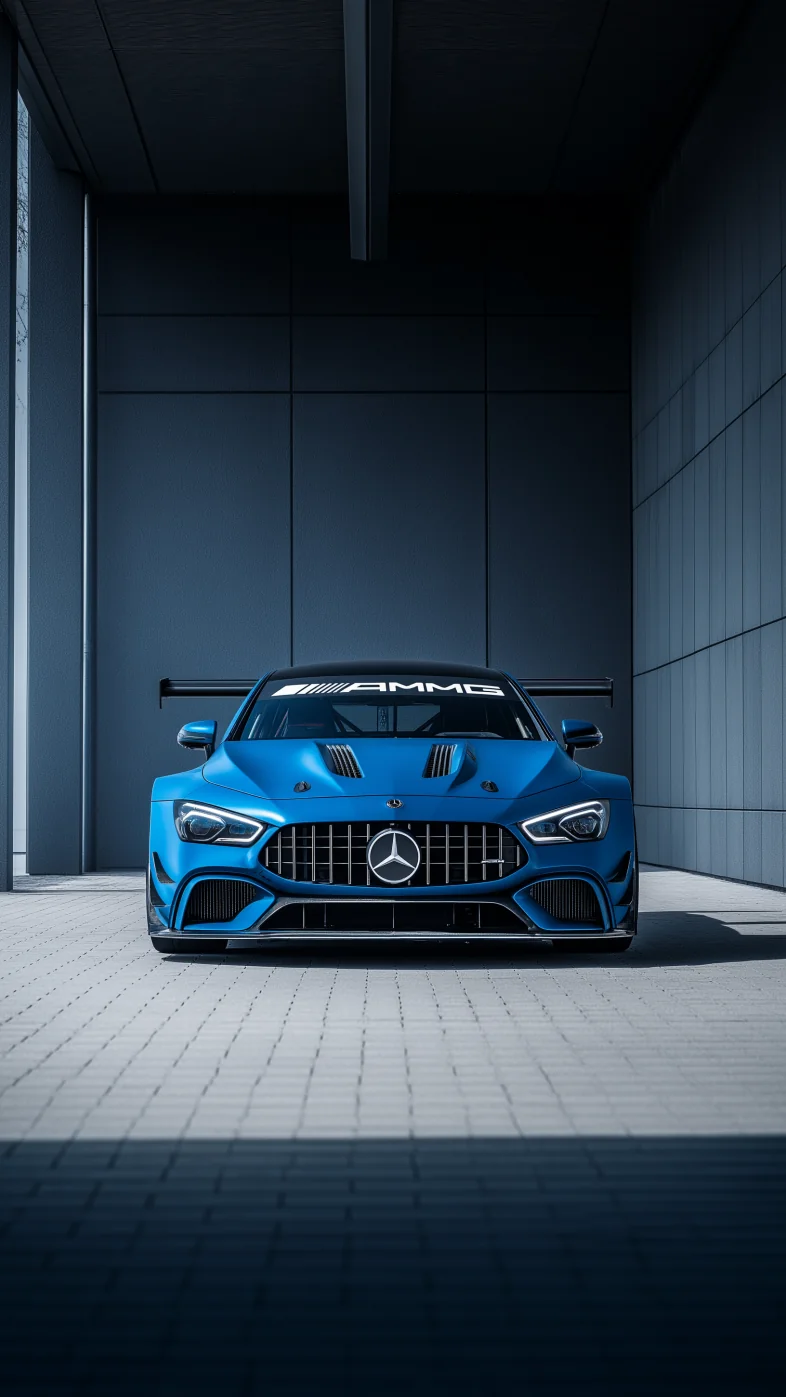 blue mercedes amg gt63 car wallpaper