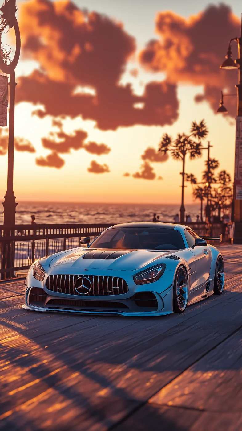 blue mercedes car wallpaper