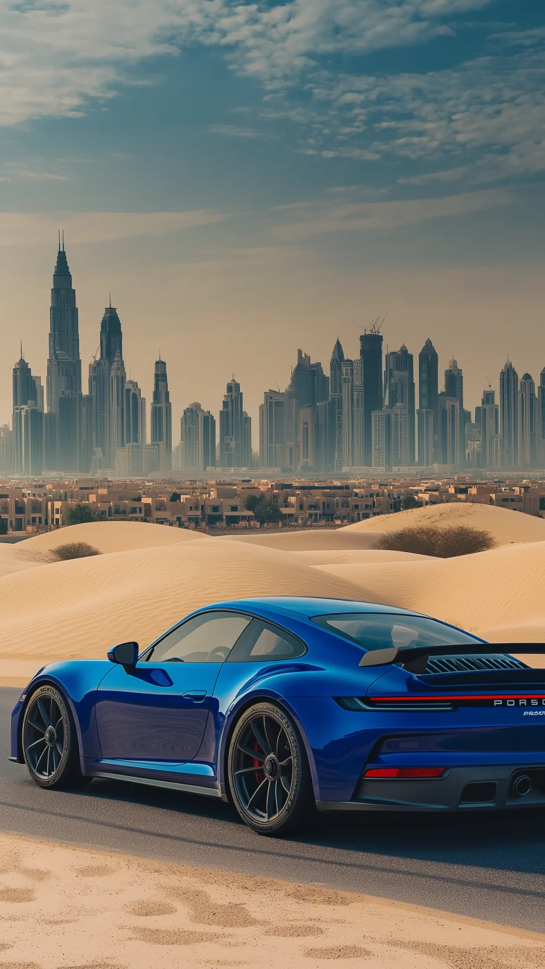 blue porsche 911 car wallpaper