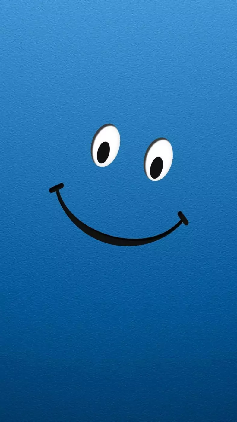 blue smile wallpaper