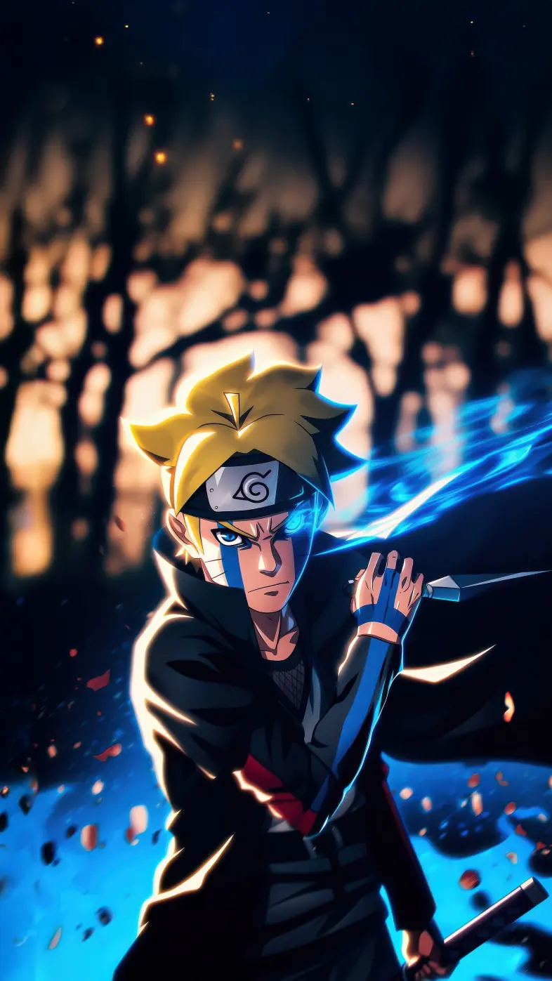 boruto unleashed the power anime wallpaper