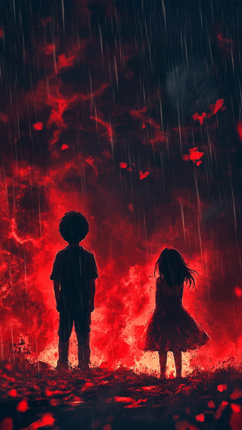 boy girl crying wallpaper