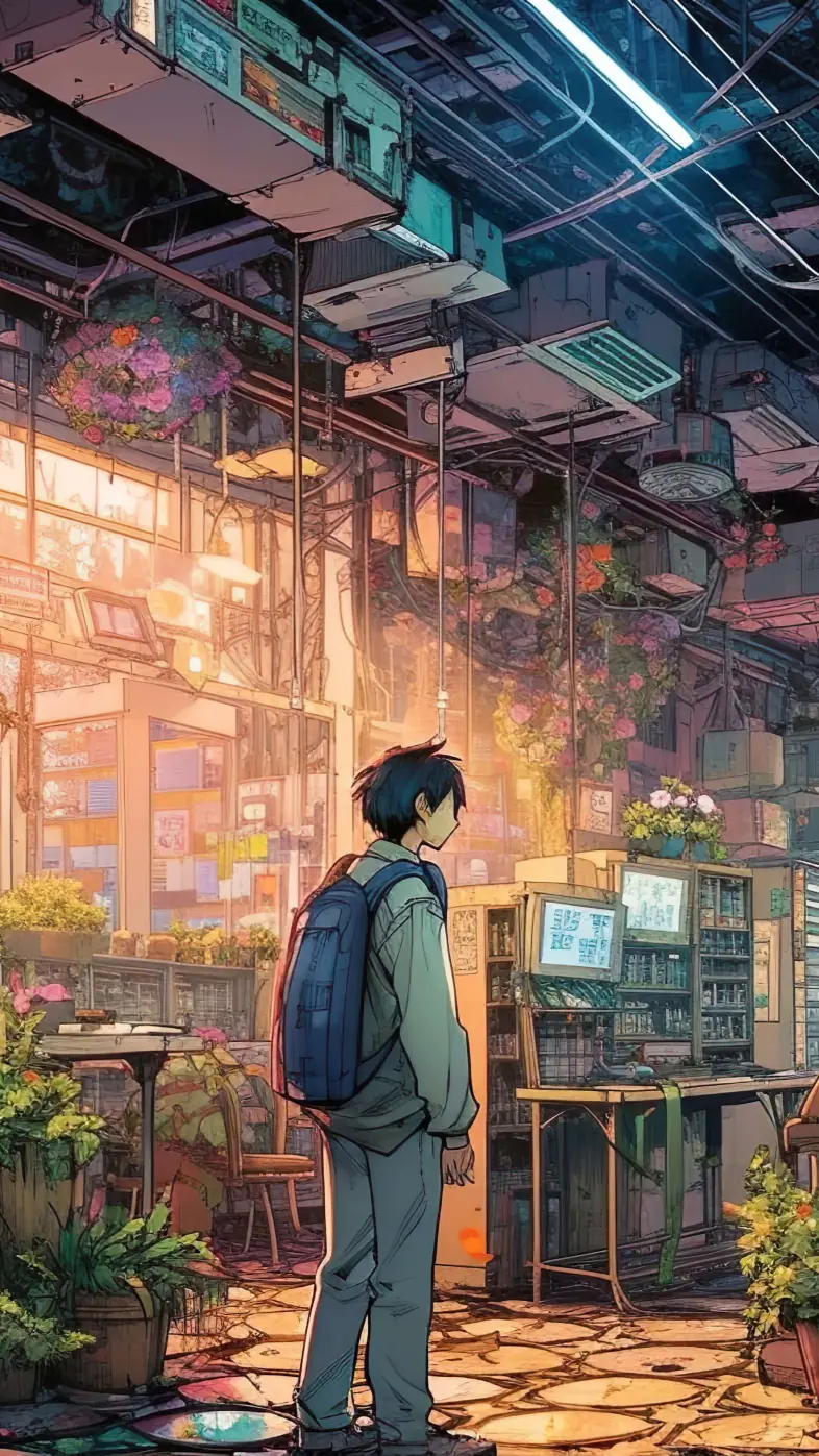 boy in nature wallpaper