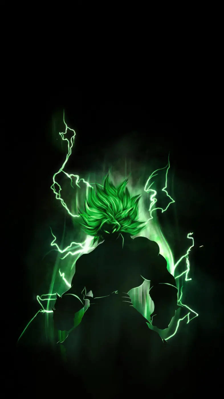 broly enigmatic dark anime wallpaper