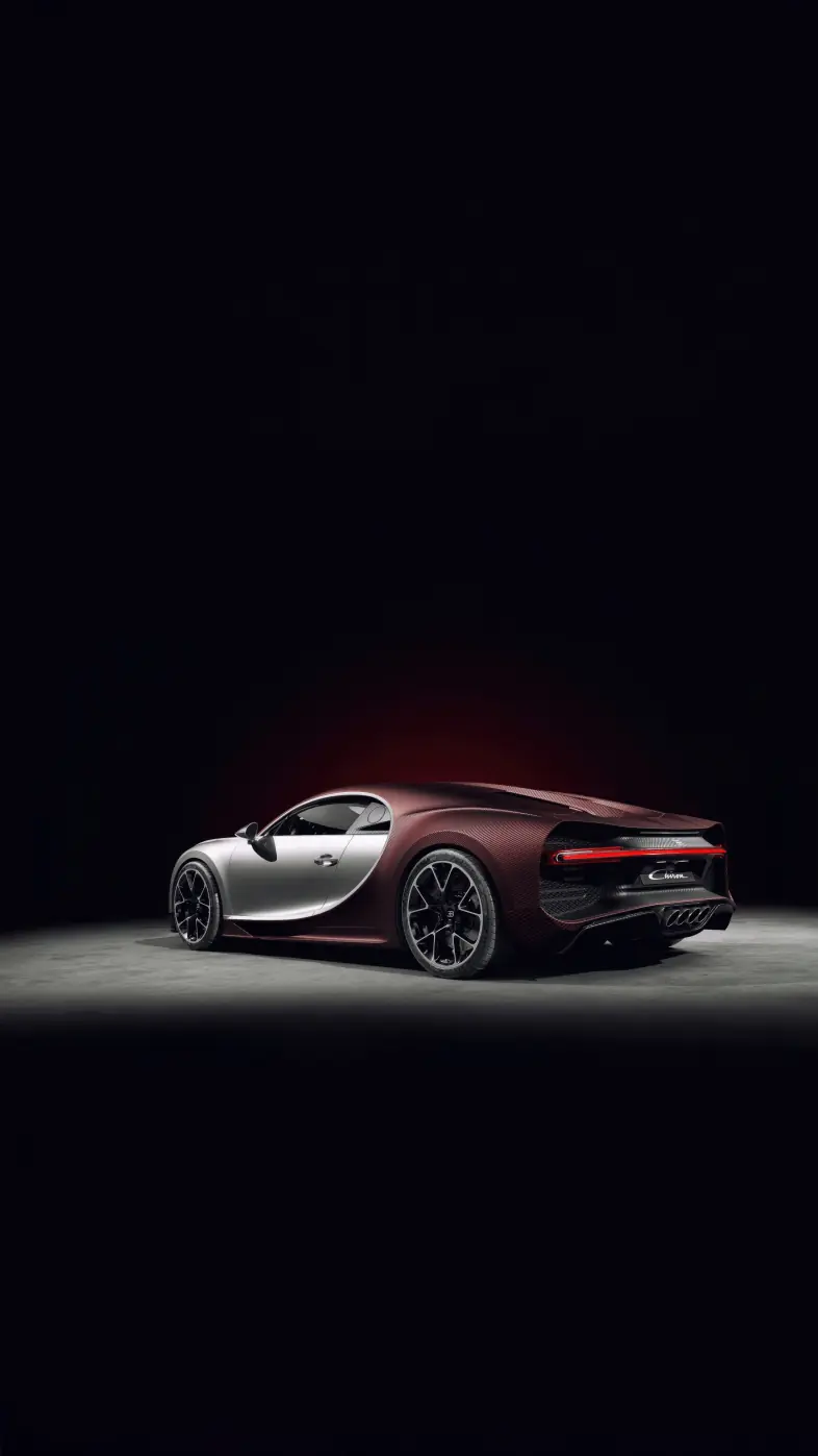 bugatti chiron matte carbon car wallpaper