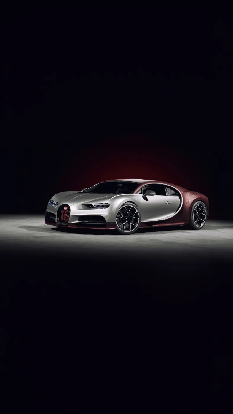 bugatti chiron matte carbon car wallpaper