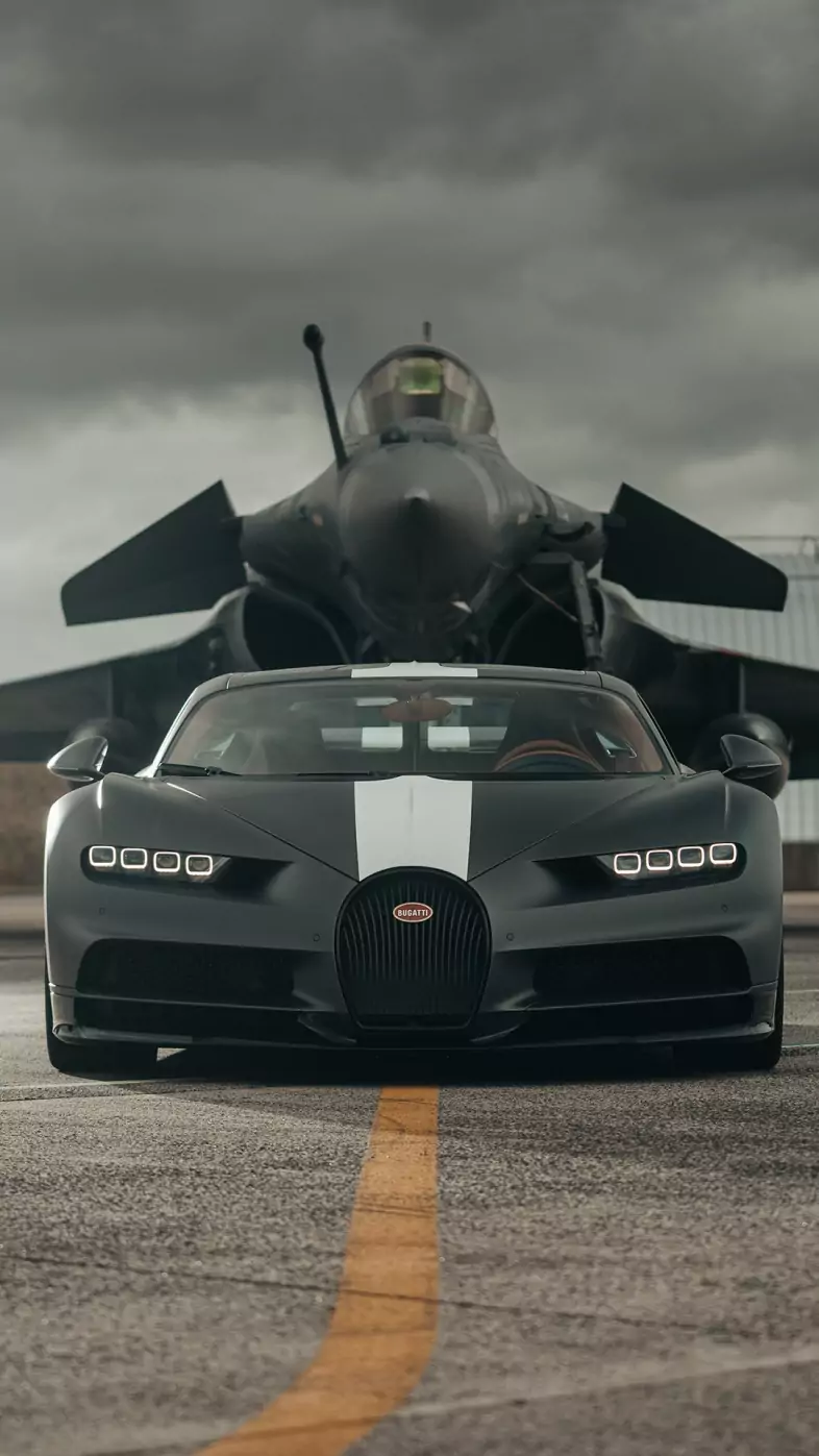 bugatti chiron sport car wallpaper