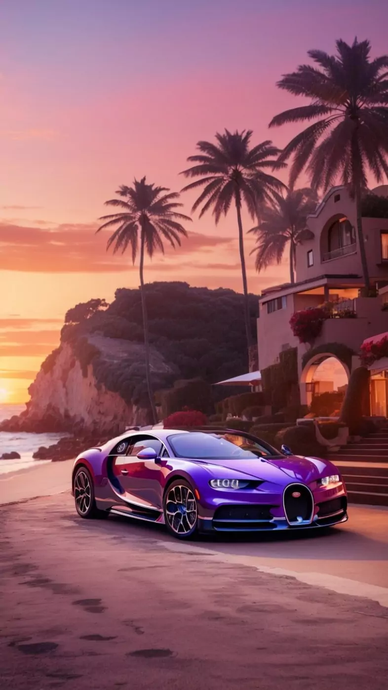 bugatti chiron sport car wallpaper