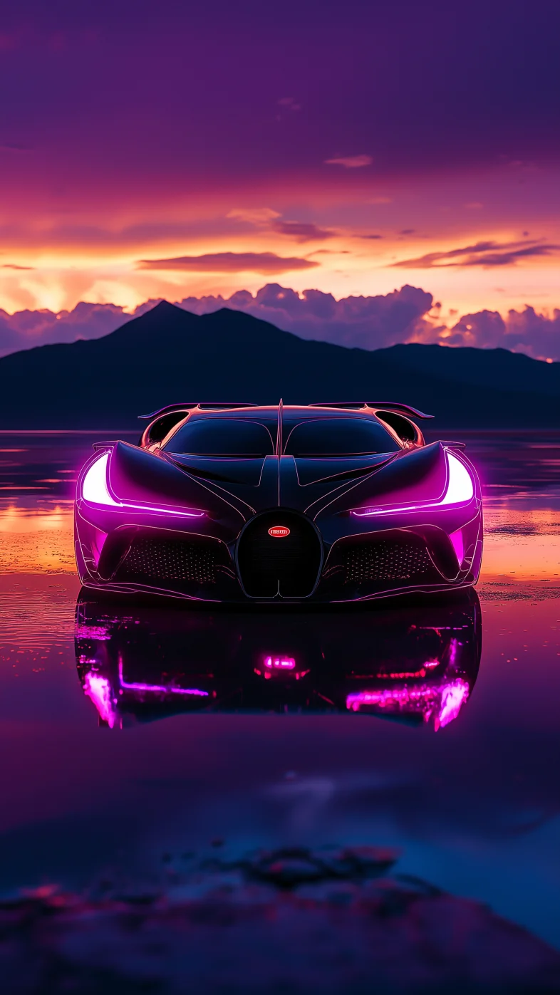 bugatti chiron sport car wallpaper