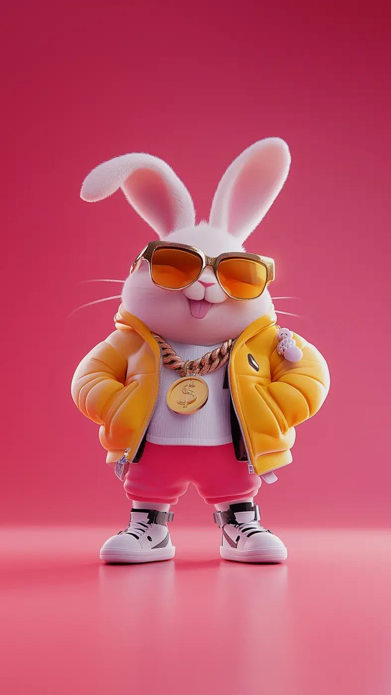 bunny sunglasses cool wallpaper