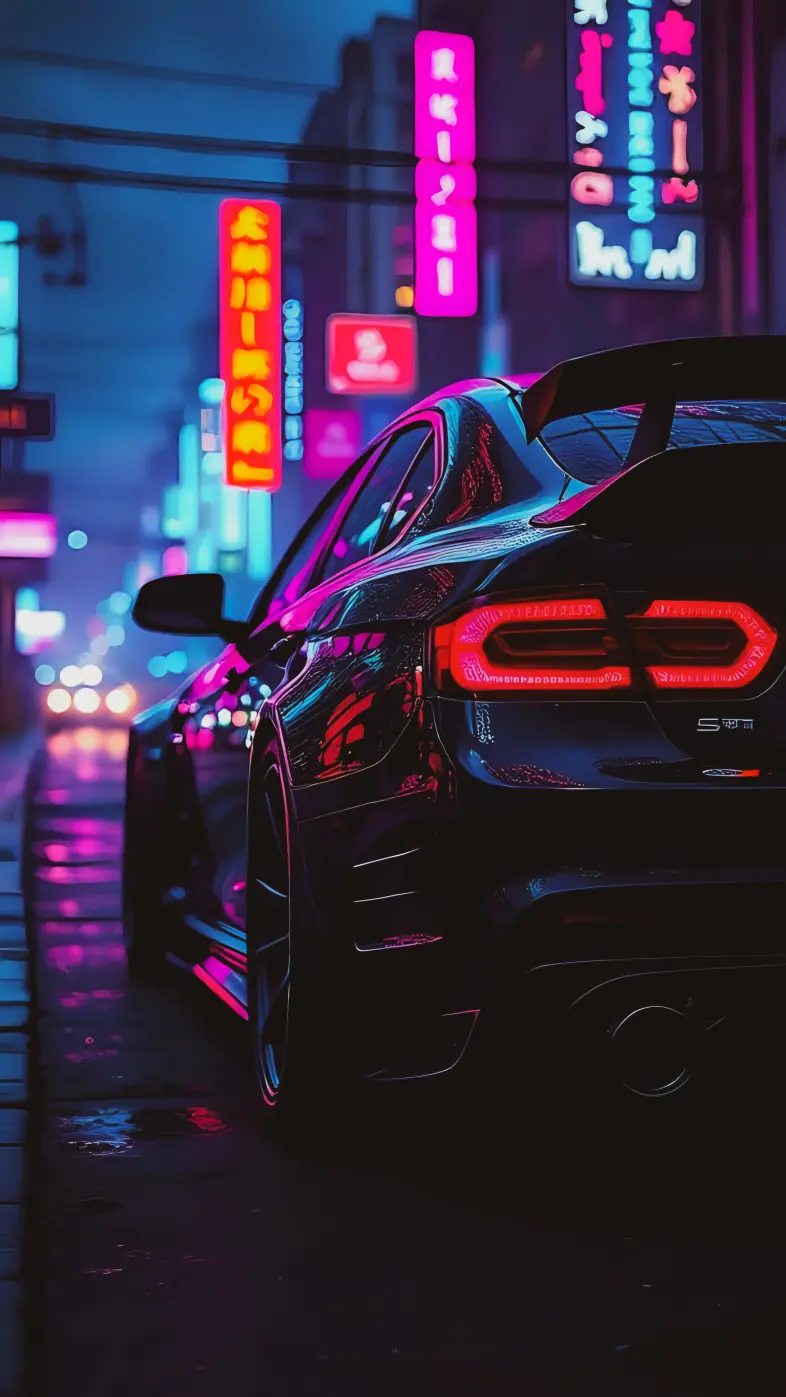 carlo desportivo cyberpunk car wallpaper