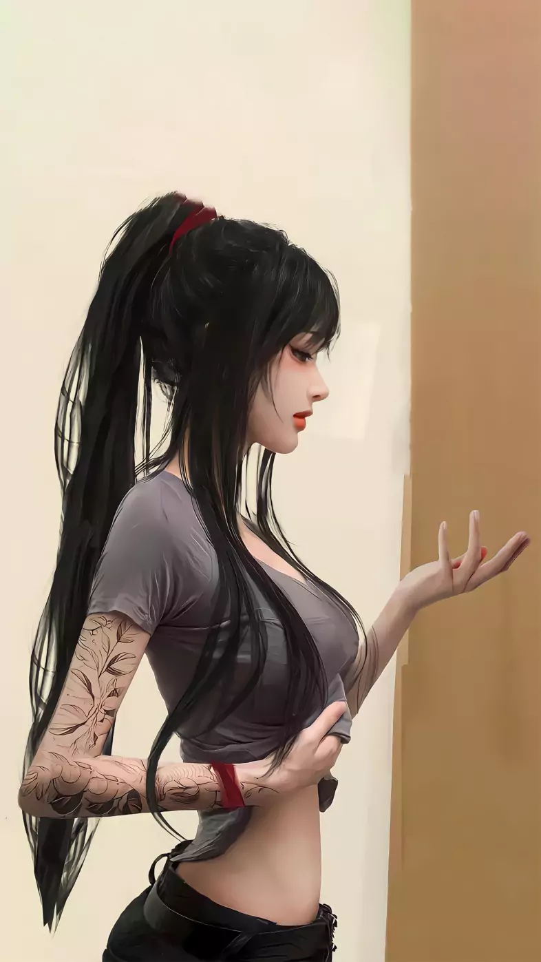 cgi fantasy girl long hair wallpaper
