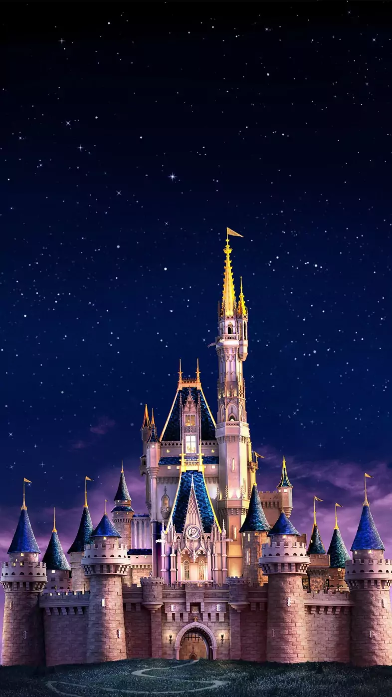 cinderella castle city wallpaper